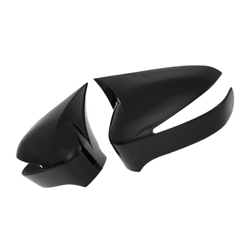 Couvercle de rétroviseur pour Civic FAFD 2005-2009 noir brillant et motif carbone