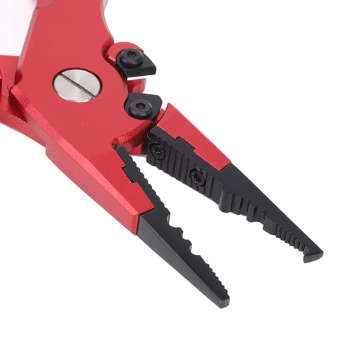 Vistangenset, scherpe rand antislip arbeidsbesparende veerlager vistang Comfortabel handgevoel om te vissen(rood) - Image 3