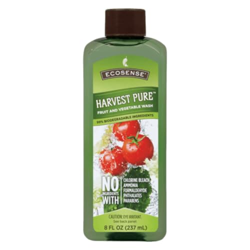 Melaleuca Harvest Pure Fruit and Vegetable Wash 8 fl oz Biodegradable Produce Cleaner Removes Dirt Residue & Surface Contaminants Food-Safe Formula Easy Rinse