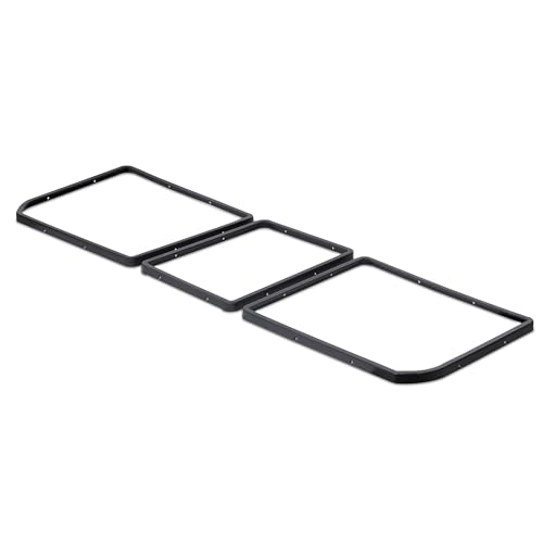 Mid America Motorworks 1968‑1979 Corvette C3 Rear Compartment Door Frames – 3‑Door Set, ABS Black, Direct Fit, Made in USA