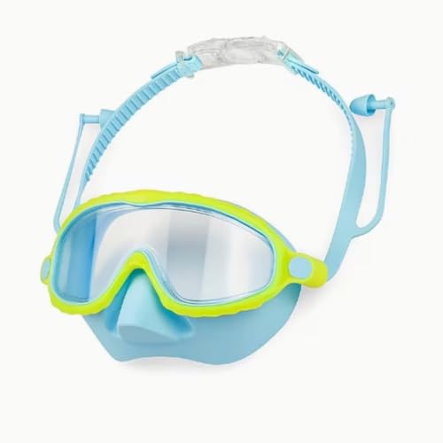 Masque de natation antibuée SMYDM rose avec cache-nez étanche - 7