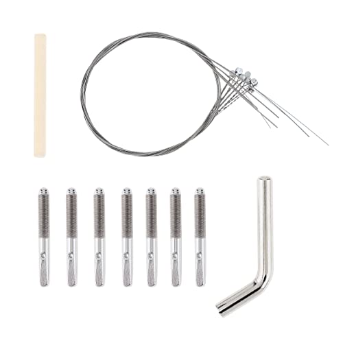 image for Unknown OriGlam Lyre Harp 7 String DIY Kit, Make Your Own Bass Wood, L