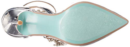 Betsey Johnson Womens Sb-Maze Pump, Silver, 6 Us #TOP3