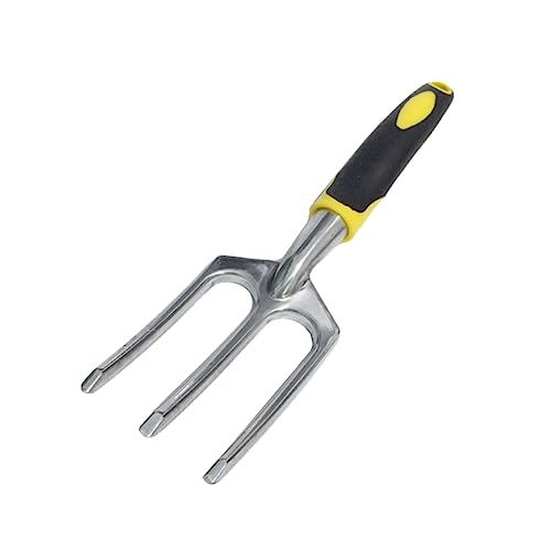 Sosoport Fourche À Outils De Jardinage Poignée Confortable Petit Râteau À Main pour Pots De Fleurs Plantation De Légumes Et Aération du Sol