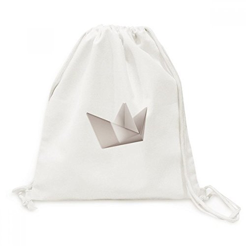 Sac à cordon toile Origami abstrait pour sport loisirs et excursions