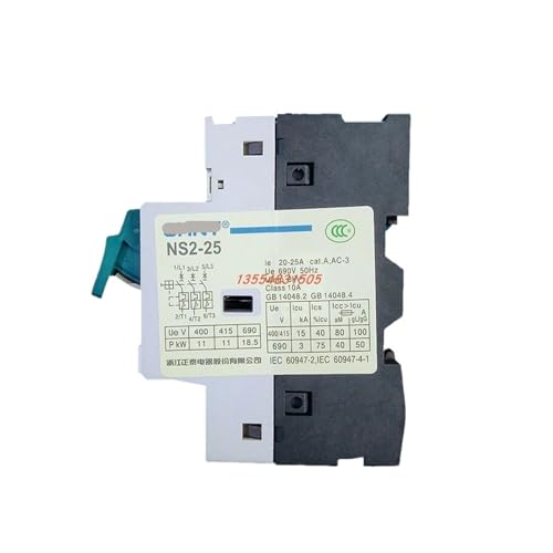 Disjoncteur NS2-25 de protection moteur pour resoudre les pannes et coupures de courant triphase