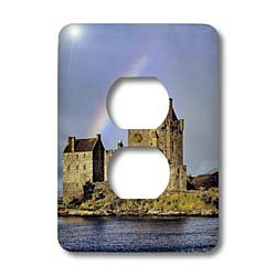 Cacher Prises Moches : Plaque Écosse Château Eilean Donan 3dRose 2 Prises