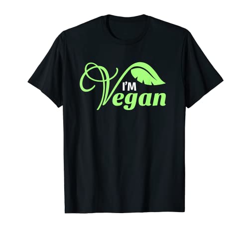 Soy un regalo divertido vegano para amantes de las verduras Camiseta