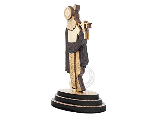Estatua de Madera Lord Krishna 10.7 cm Multicapa miniatura 4