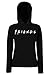 Produktbild Friends Damen Hoodie Kapuzenpullover Best Friends BFF Beste Freunde Sister, Schwarz, XL