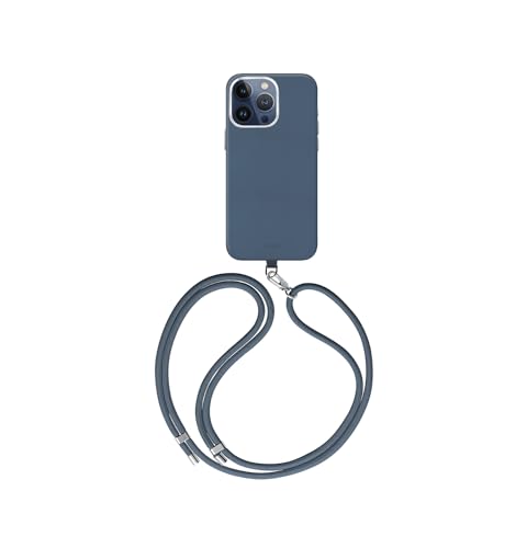 Coehl Muse – Coque de téléphone compatible avec iPhone 15 Pro, charge magnétique MagClic compatible (bleu)