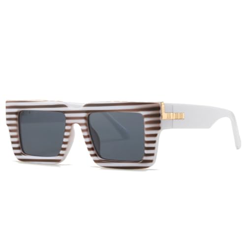 Lunettes de soleil rétro pour terrasses et sorties estivales monture léopard UV400