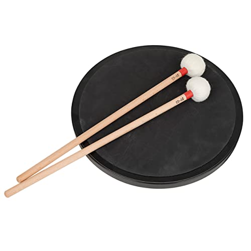 Par de baquetas profesionales para percusión con mango de madera y cabeza de fieltro miniatura 5