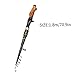 Ckuakiwu Telescopic Fishing Rod Carbon Casting Rod Carbon Fiber Portable Telescopic Fishing Pole Casting Spinning Rod,Spinning Fishing Pole 1.8m