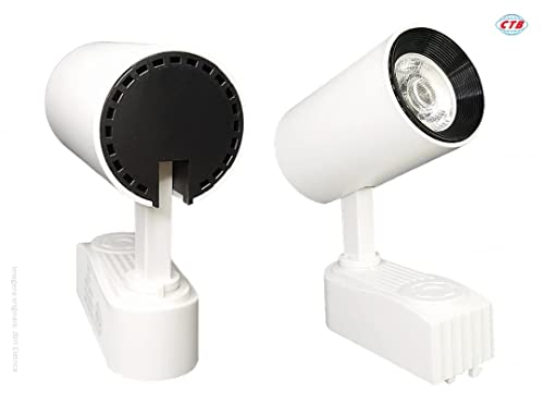 Spot Led Para Trilho Eletrificado Branco 7w Quente