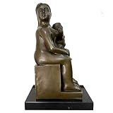 Escultura de bronce para madre e hijo de Fernando Botero, elegante arte de amor materno para decoración del hogar, regalo único para madres, estatua decorativa coleccionable