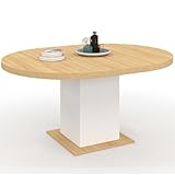 Aspect cossu grâce à son épais plateau aux rebords de 5 cm et son grand pied central (40x40 cm)