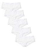 shimano deore xt Weiche Microfaser Amazon-Marke: Iris & Lilly Damen-Hipster aus Mikrofaser, 5er-Pack, Weiß (Weiß), XL, Label: XL