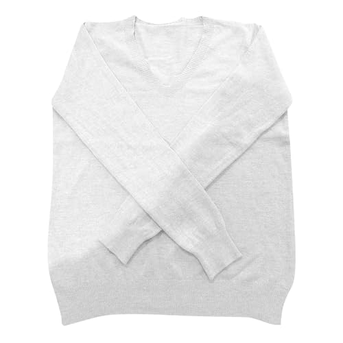 OIOLOYJM Fall Cashmere Sweaters for Women 2025 V Neck Long Sleeve Tops Knitted Pullovers Lightweight Merino Wool Sweater