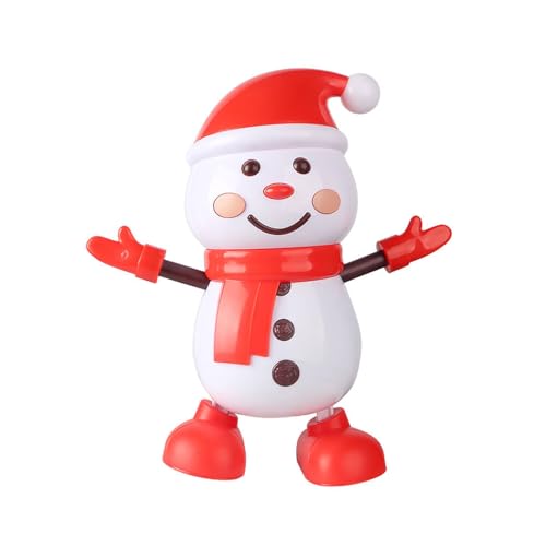Xoktlde Christmas Animatronics Doll - Animated Snowman with Music, Interactive Singing Dancing Snowman for Home, Winter Table Xmas Musical Holiday Decor