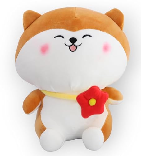 Image of Inky Ponky Stuffs Adorable Cat Flower Plush Soft to - Soft, Cuddly, Cute, Perfect for Gifting, Collecting, and Spreading Sweet Berry Joy-(25 Cm Brown Cat Flower)