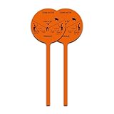 Lot de 2 Jalons Angle de Tir – 39 cm | Signalisation Sécurité Chasse | Piquet Plastique av...