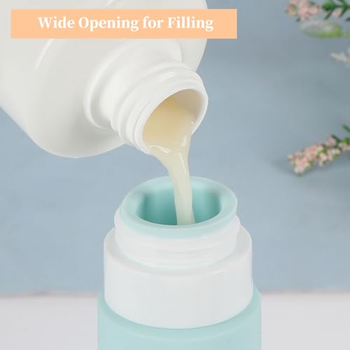 Travel Bottles Set for Toiletries, TSA Approved Travel Containers Leak Proof Silicone Squeezable Travel Accessories 2oz 3oz for Shampoo Conditioner Lotion Body Wash (Black)3