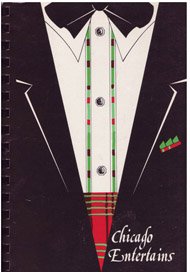 Spiral-bound Chicago Entertains Book
