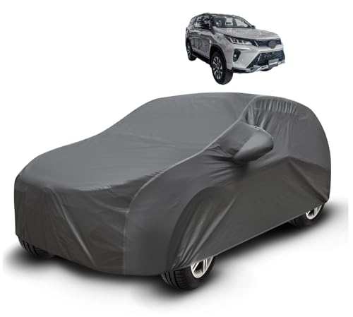 Image of Auto Hub Waterproof Car Cover Compatible with Legender with Mirror Pockets, Soft Cotton Lining, Legender Car Cover Waterproof, Grey