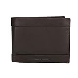  PIERRE CARDIN cartera hombre cuero moro RFID con monedero y solapa VA2764