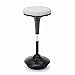 IntimaTe WM Heart Tabouret de Bureau Assis-Debout de Bureau Marchepied de Bureau Chaise de Bureau Hauteur Réglable Inclinable à Tous Les Angles Rond （Gris）