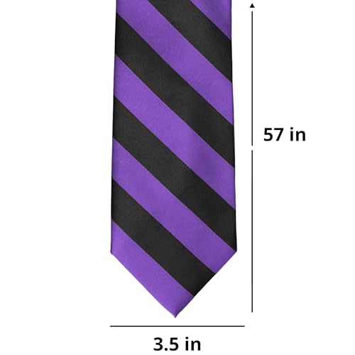 Image of tiemart Men's Striped Tie Standard Length