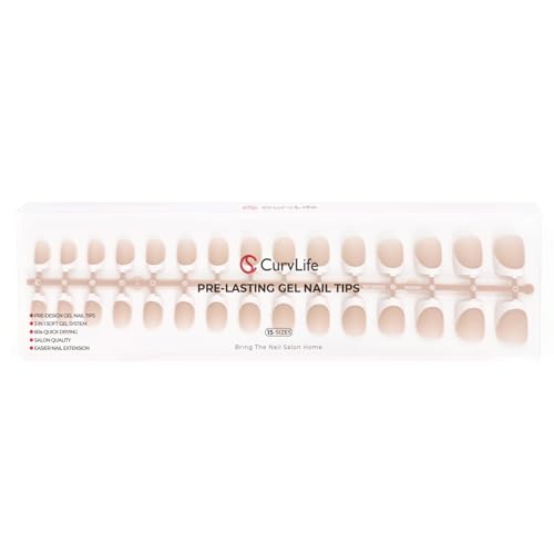 Curvlife 300pcs �t�����`�W�F���l�C���`�b�v �v���X�I���l�C���A���F�I�v�V�����A�W�F�� x �l�C���`�b�v 15�T�C�Y �t�����`�`�b�v�f�U�C�� for DIY �l�C���A�[�g