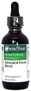 Cedar Bear Adrenal Focus a Liquid Herbal Supplement that Gently Soothes the Nervous