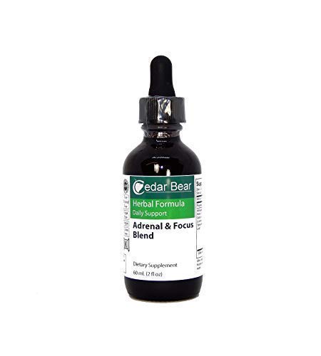 Cedar Bear Adrenal Focus a Liquid Herbal Supplement that Gently Soothes the Nervous