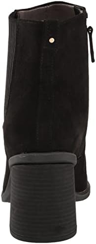 Dr. Scholl's Womens Ride Away Block Heel Bootie Black Fabric 6 M | Image 2