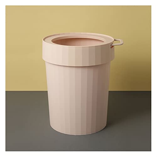 Poubelle de cuisine 12L rose sans couvercle pour chambre et bureau