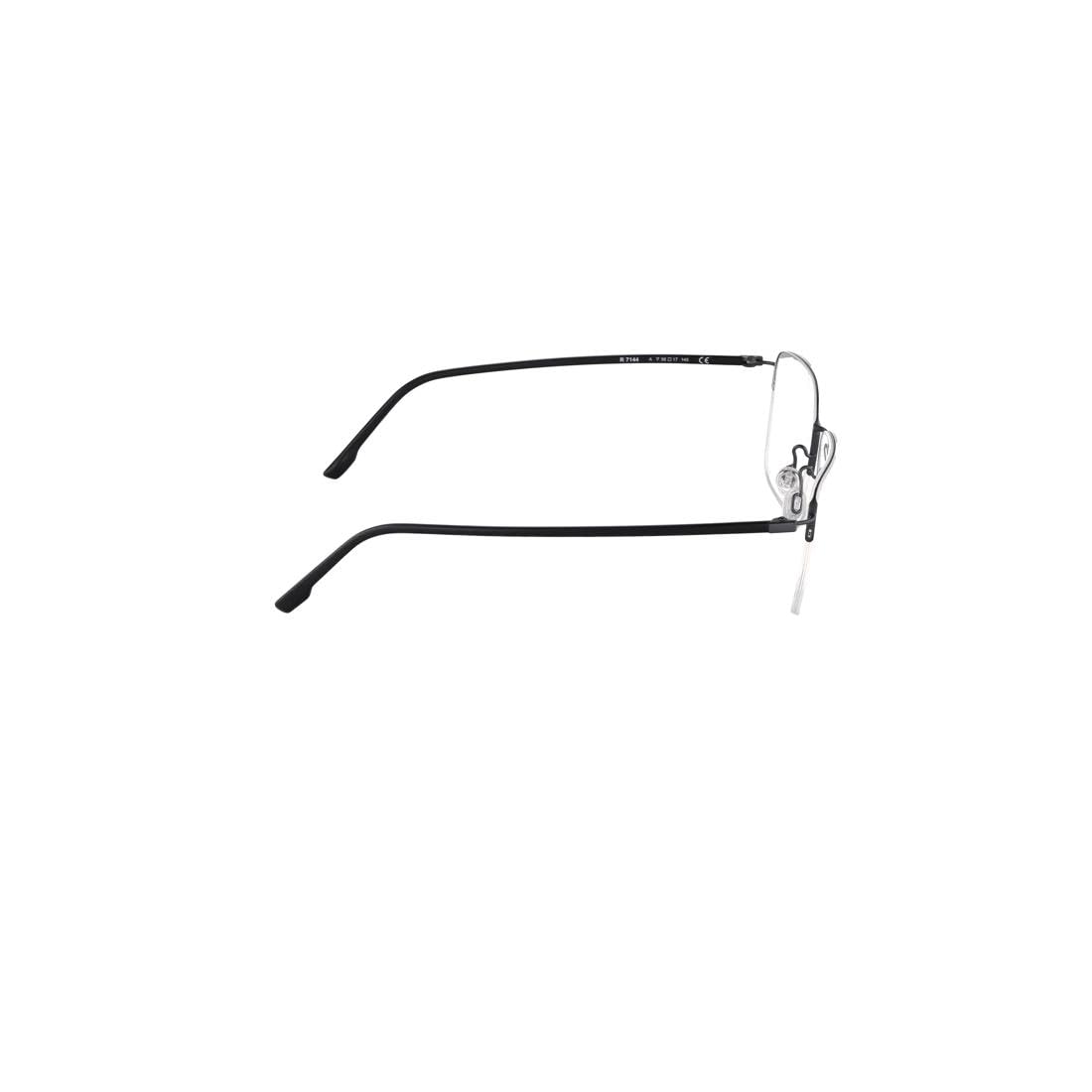 Rodenstock Brille mit Sehstärke für Herren optional mit Sonnenbrillentönung oder Blaulichtfilter, Quadratisch, gefertigt aus Metall (inklusive Brillenetui)