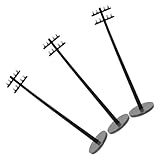 ibasenice Mini Poteaux Électriques 1:87, Lot de 3 pour Modélisme Ferroviaire, Décor de Train Miniature et Paysage de Table à Sable, Accessoires DIY