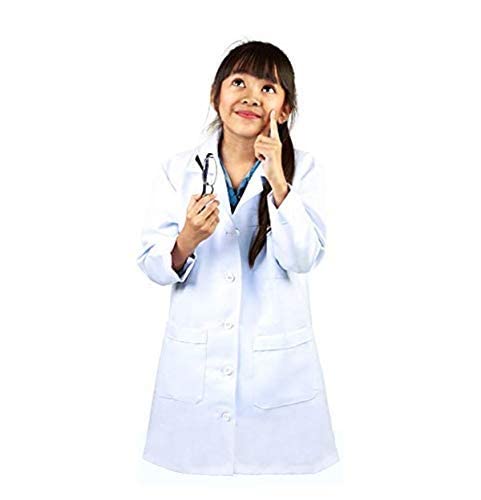 Natural Uniforms Childrens Unisex Labcoat Costume (8/10, White) #TOP1