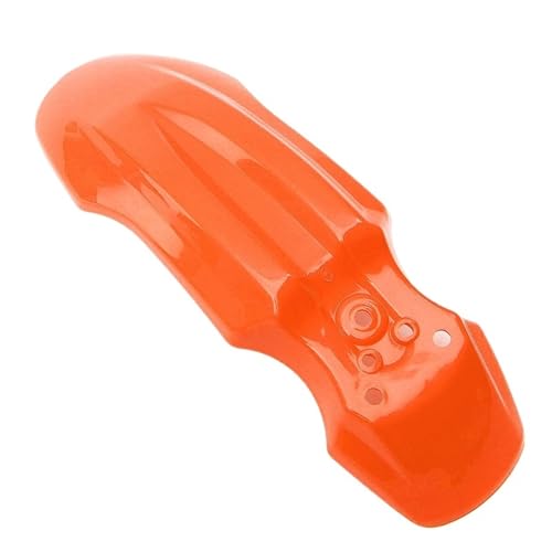 Garde-boue de roue avant moto orange universel pour protection de fourche