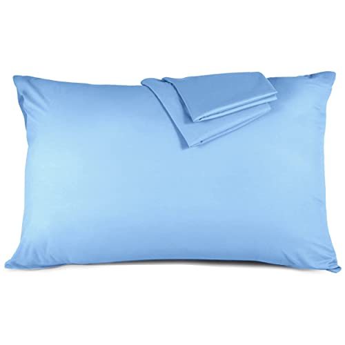 Hafaa Pillow Cases 2 Pack Brushed Microfiber Plain Pillow Cases with Envelop Closure, Wrinkle & Fade Resistant Pillow Cover