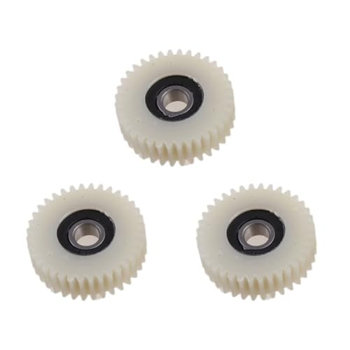 sjI 3pcs 38x13mm Nylon Spur Gear Worm Gear 8mm Inner Hole 36 Teeth 608 Bearing Connector Electric Bicycle Motor Repair Gear g