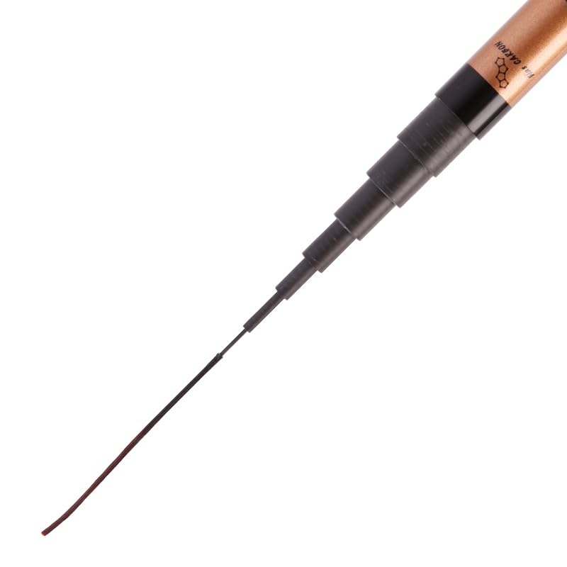 CañAs De Pescar Codas de Pesca Pole telescópico Carpa de Carpa de Fibra de Carbono Ultraligero 3M4M5M6M7M Surperhard en Blanco portátil CañA De Pescar(6.3 m)