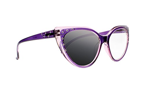 Transition Photochromic Butterfly Cat Eye Rhinestones Reading Glasses Sunglasses2