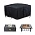 TheElves Fire Pit Cover,35 Inch Square Firepit Fireplace Gas Patio Fire Pit Covers for Propane Fire Pit Table – 35x35x13 Inch