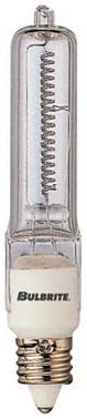 6PK Bulbrite 610101 Q100CL/MC 100-Watt Dimmable Halogen JD Type T4, Mini-Candelabra Base , Clear