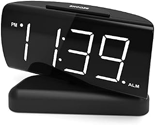JacLok Digital Alarm Clock for Bedrooms - Large 6
