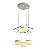 ★ [CARATTERISTICHE] lampshape Dimensioni: L: 5.5in / 14cm, H: 2.9in / 7,5 centimetri, materiale: acrilico + Ferro, Spazio adatto: 15㎡ -30㎡, lunghezza del cavo: 39,3