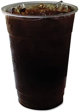 Eco-Products inc C-9 Oz Clear Cup W/Greenstripe /Corn Plastic